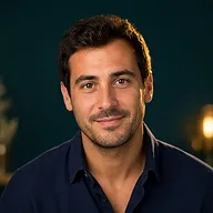 Retrato de Javier Ferrándiz, jugador de Madrid